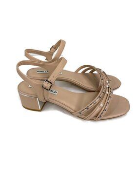 Karl Lagerfeld Paris Tori Imitiation Pearl Sandals Size 7